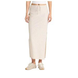 NWT Wild Fable Women's Gingham Column Maxi Skirt Size Medium Taupe